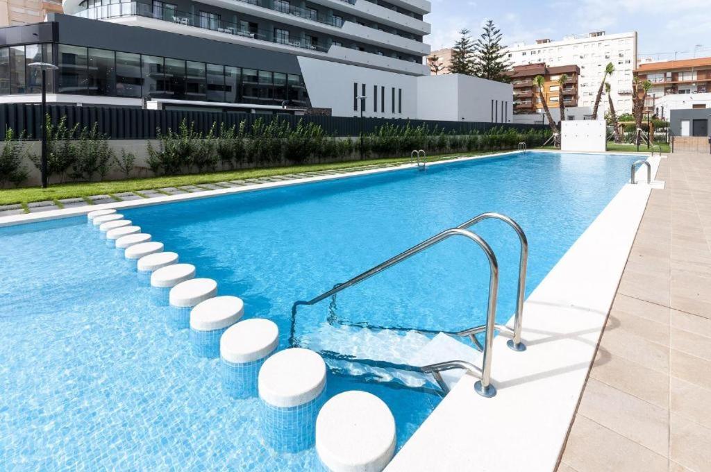 Apartamento Nuevo Junto Al Mar Con Plaza De Garaje!! Perfecto Para Familias Playa de Gandia Exterior foto
